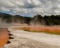 Deadly lake extremely hot and dangerous 