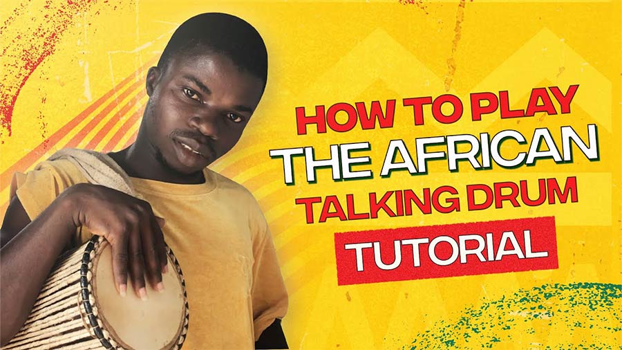 How to Play the African Talking Drum (Tutorial)