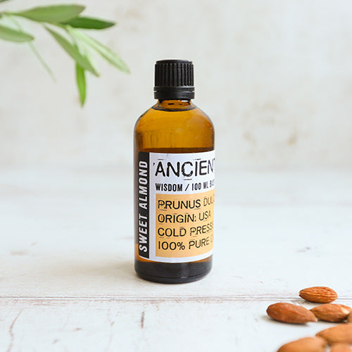 100% Pure Sweet Almond Carrier Oil From Ancient Wisdom