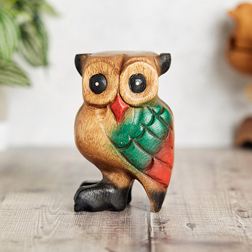 large wooden owl flute