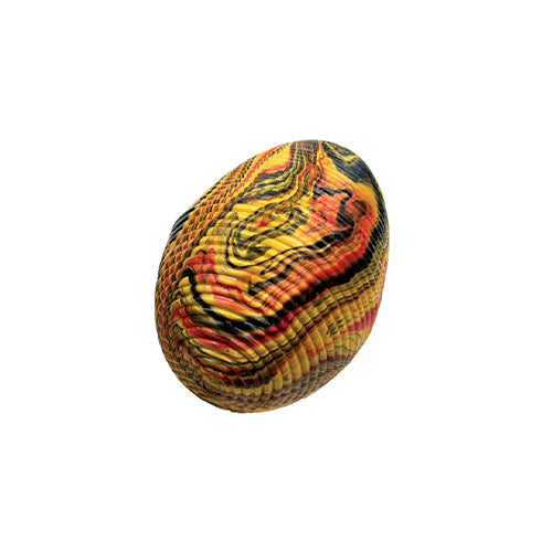 large marbled design rattan egg shaker