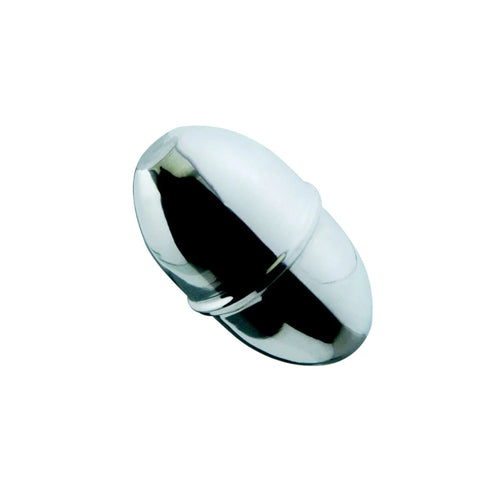 egg shape aluminium rattle