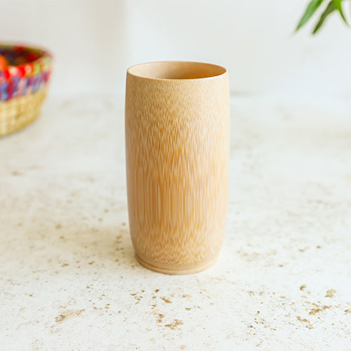 Single Natural Bamboo Drinking Cup