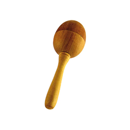 Natural jackfruit wooden maraca single