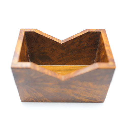  Thuya wood business card holder 