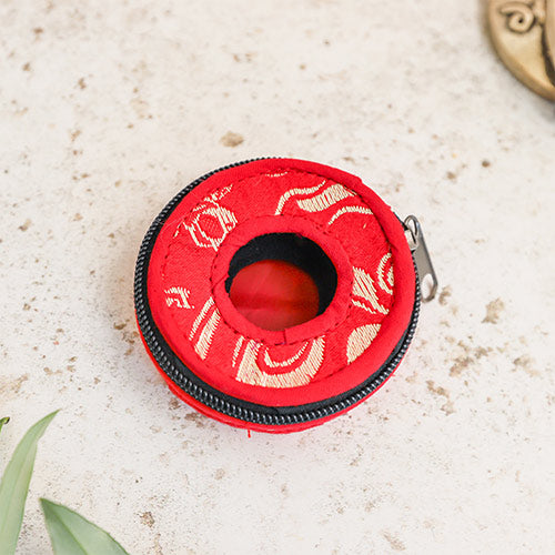 Red Nepalese Case For Prayer Bells