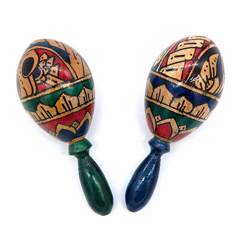 pair of baru egg rattles