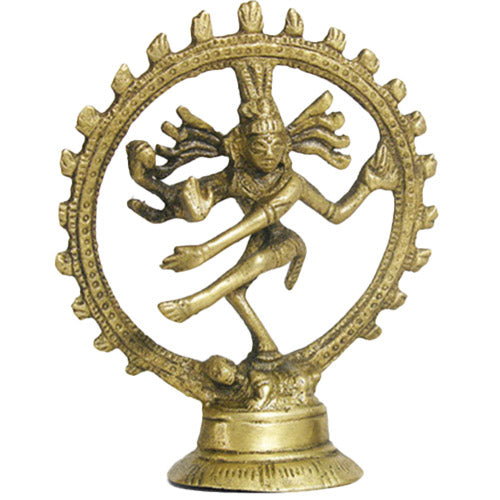 Metal Dancing Shiva with white background 