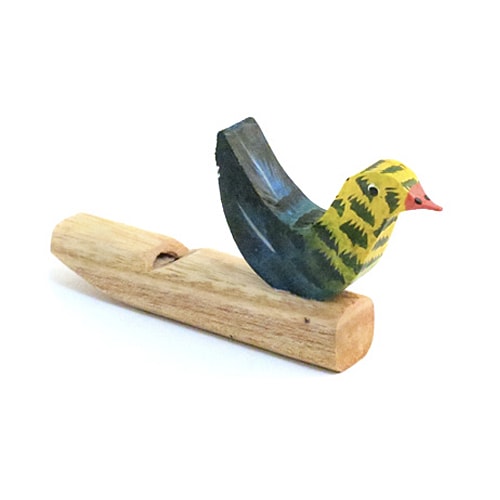 Solid Wood Whistle Dark Bird