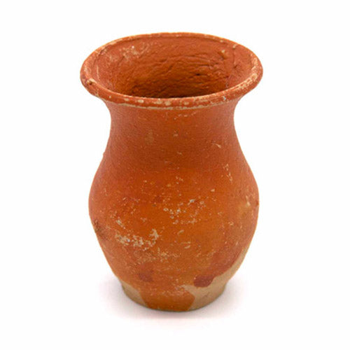 Natural Clay Mexican Pottery Water Jug Decorative Ornament 