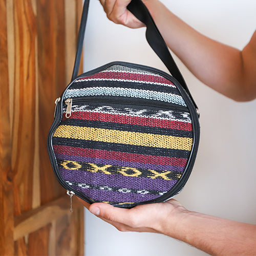 Handpan bag being held