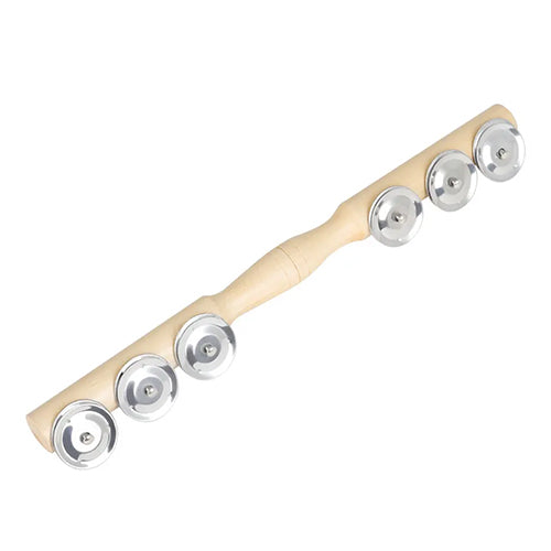 6 bell tambourine stick