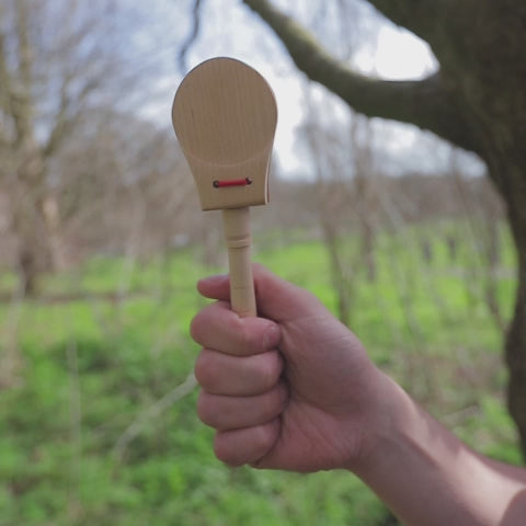 Wooden Matsu castanets percussion sound demonstration