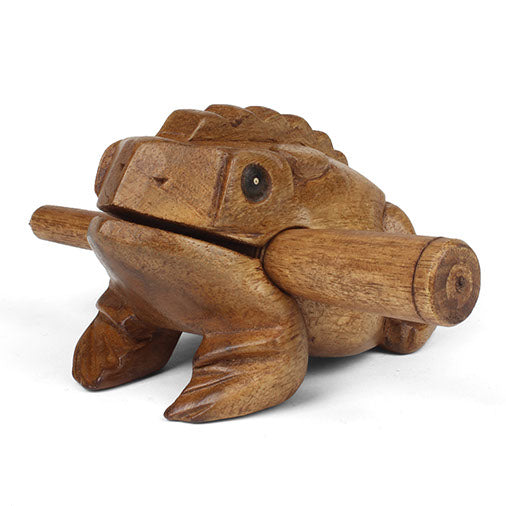 Croaking Frog Güiro - Carved Culture