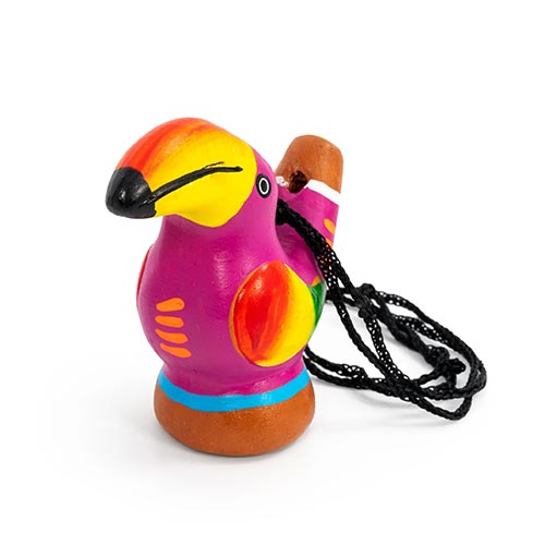 Pink colour bird whistle