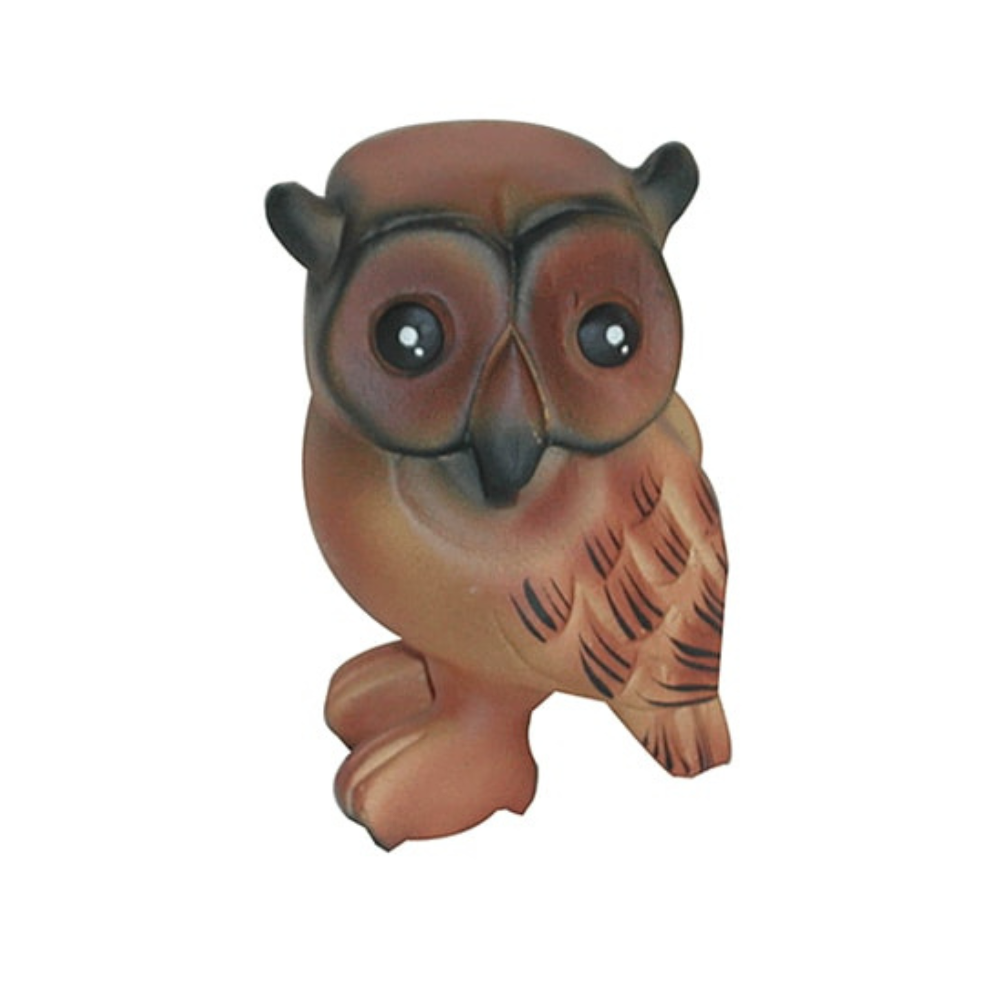 Medium hooting owl