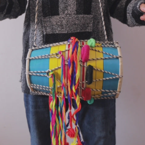 fancy dhol drum being played sound demo